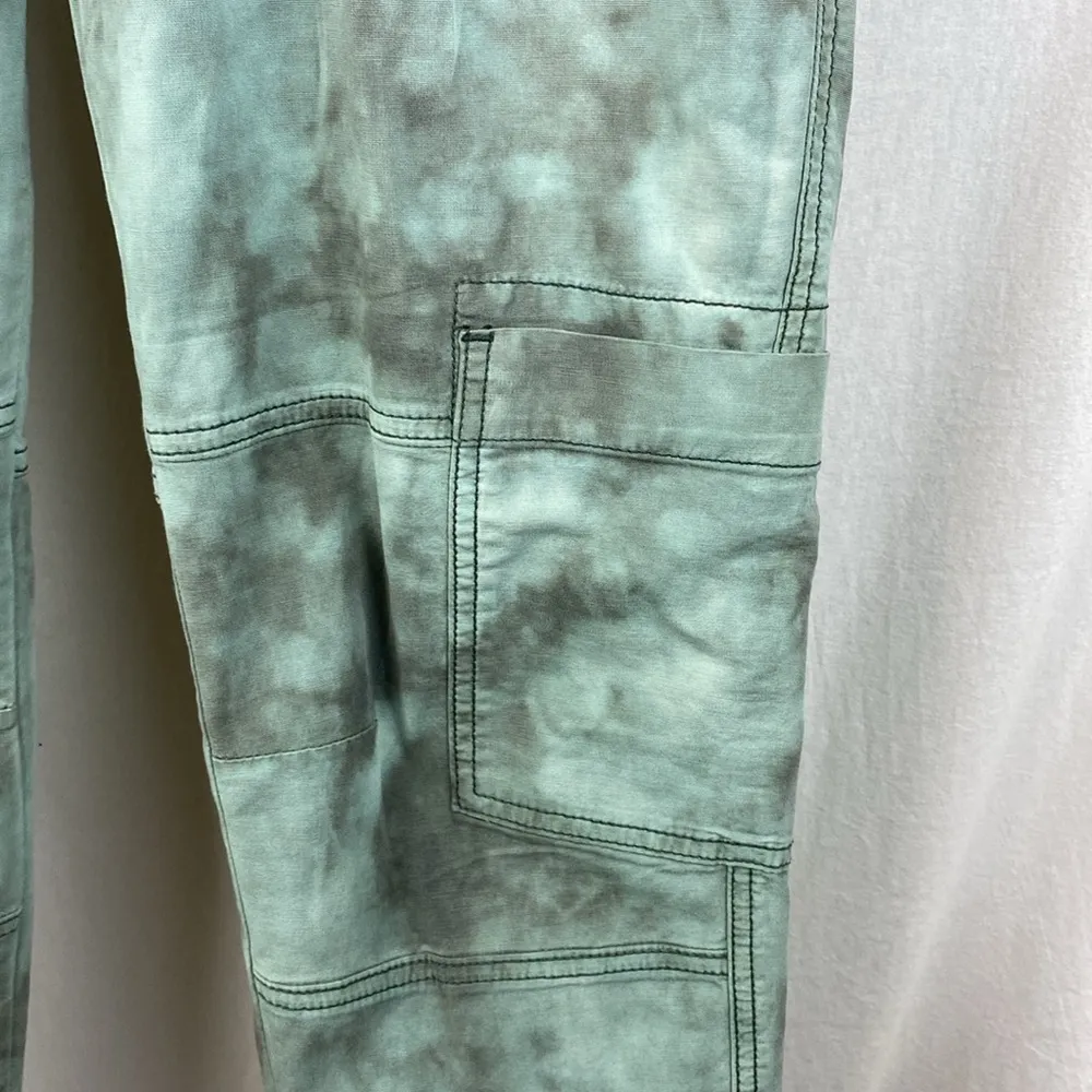 Anthropologie Hei Hei Gray Casual Straight Leg Utility Ankle Pants 30 - Image 3