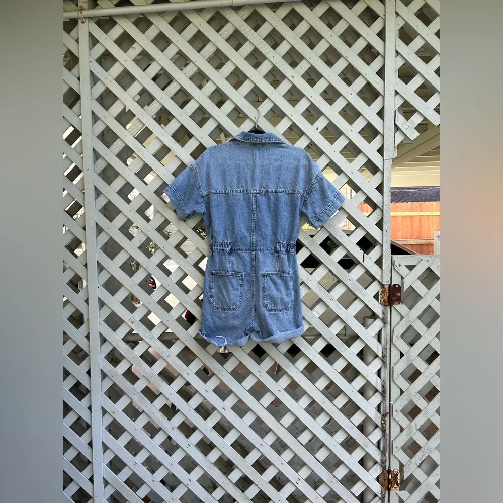 Free people Marci Cuffed Shortall romper - Image 8