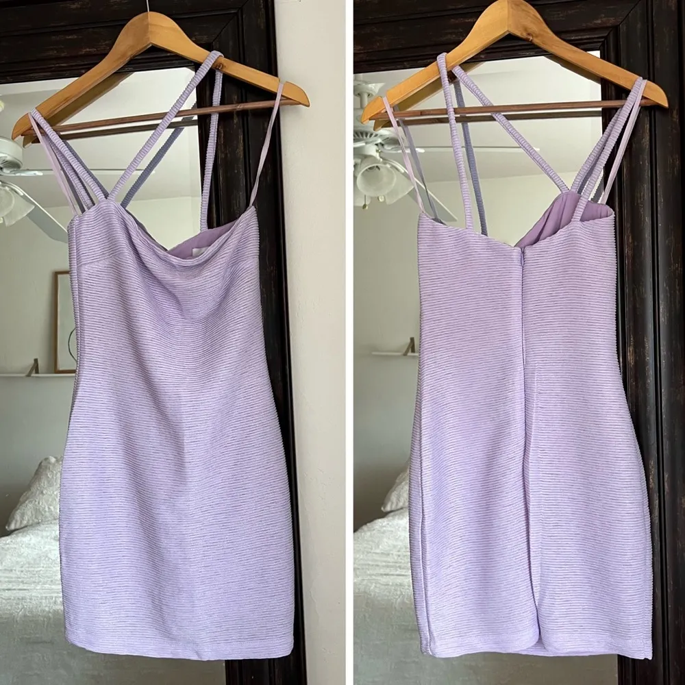 Revolve Rumer Penelope Lilac Mini Dress New With Tags Size M - Image 4