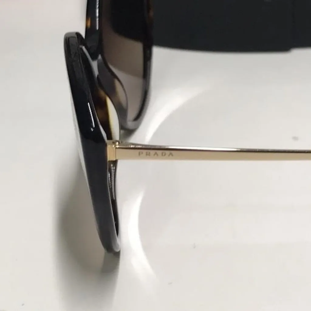 ✨ New Authentic Prada SPR 18X 2AU-4P0 Women’s Sunglasses – Havana with Silver Mi - Image 10