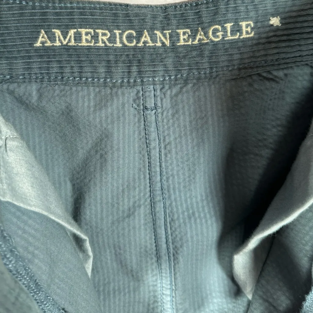 American Eagle Hi-Rise A-Line Corduroy Zip Front‎ Mini Skirt Women's Size 6 Reg - Image 7