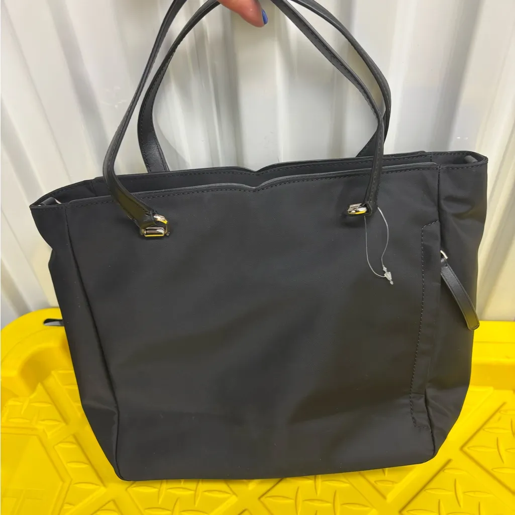 Kate Spade chelsea Jae  Medium Satchel Tote Bag Shoulder Bag Black Nylon - Image 3