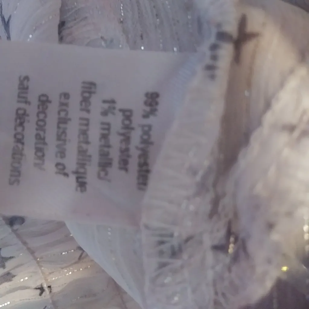 Studio Y L Whimseygoth White Silver Stars Beaded Top - Image 3