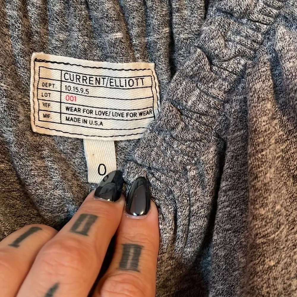 Current/Elliot the ruffle top and Heather Gray - Image 2