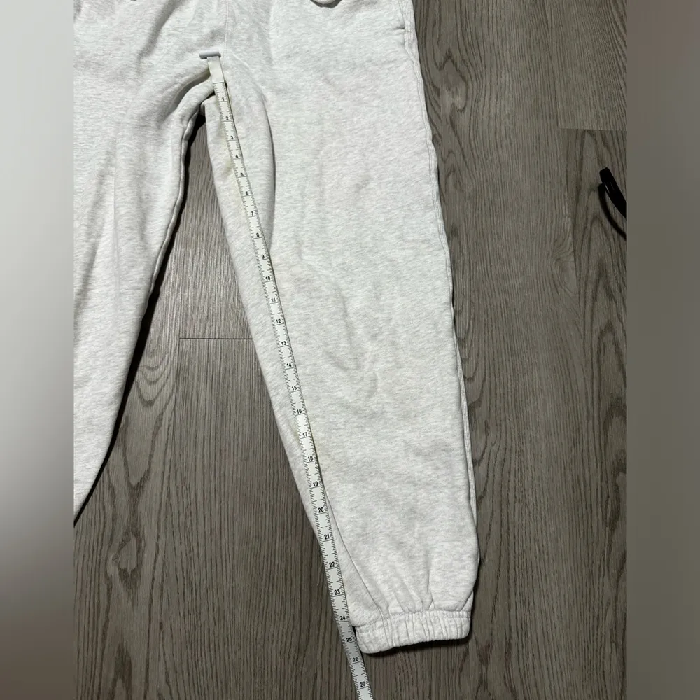 The Comfy TNA Cozy Fleece Boyfriend Grey Basic Women’s Casual Sweatpants size Medium - Image 8