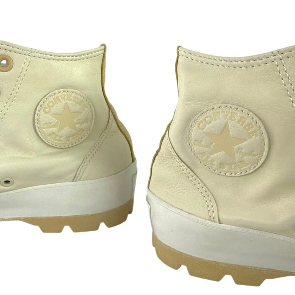 Converse Chuck Taylor All Star Lugged High Womens Egret Beige Sneakers Shoes 9.5 - Image 5