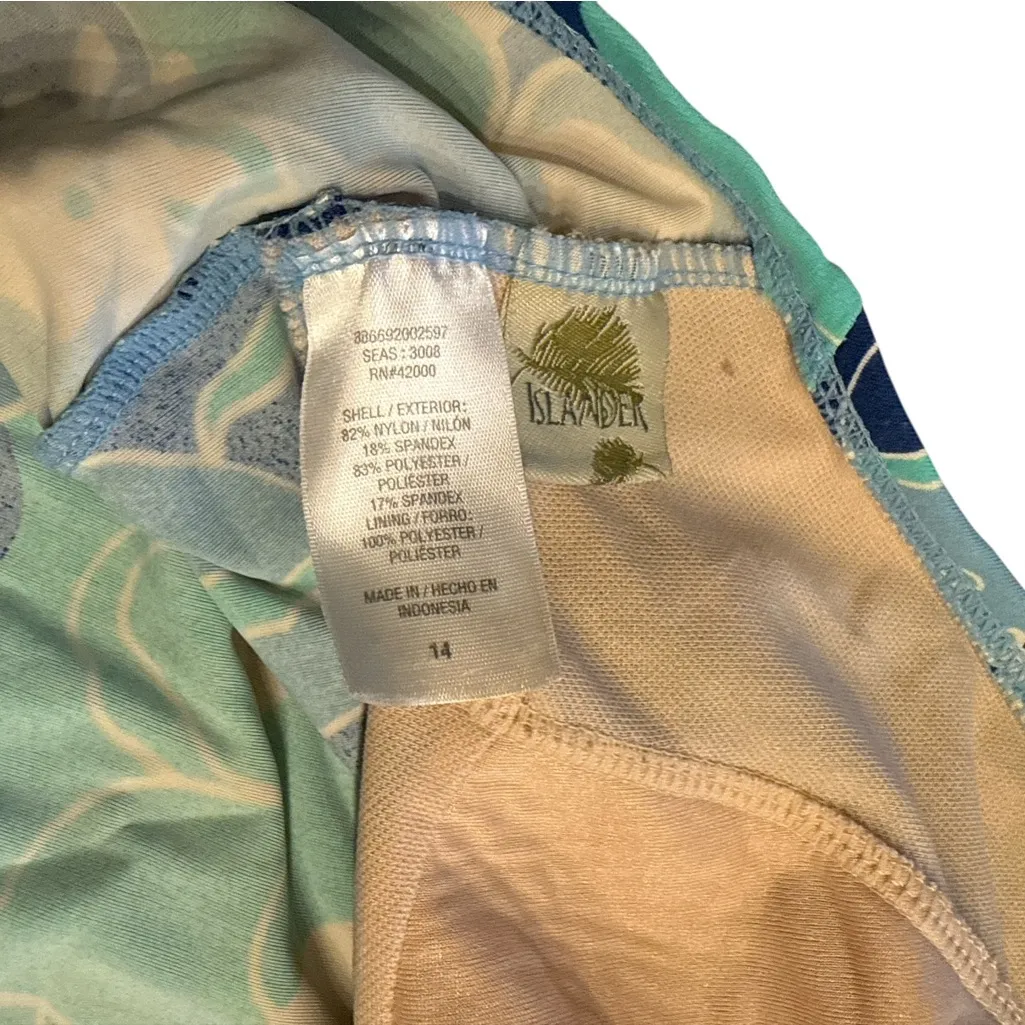 Islander Blue Floral One - Image 4