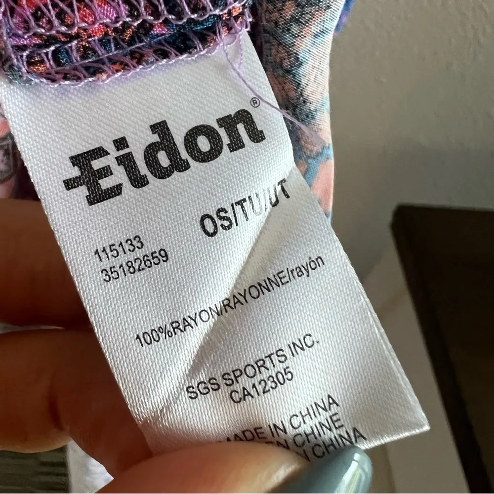 NWT Eidon Maeva Kaftan Muti Venice Cover Up Swim One Size - Image 10