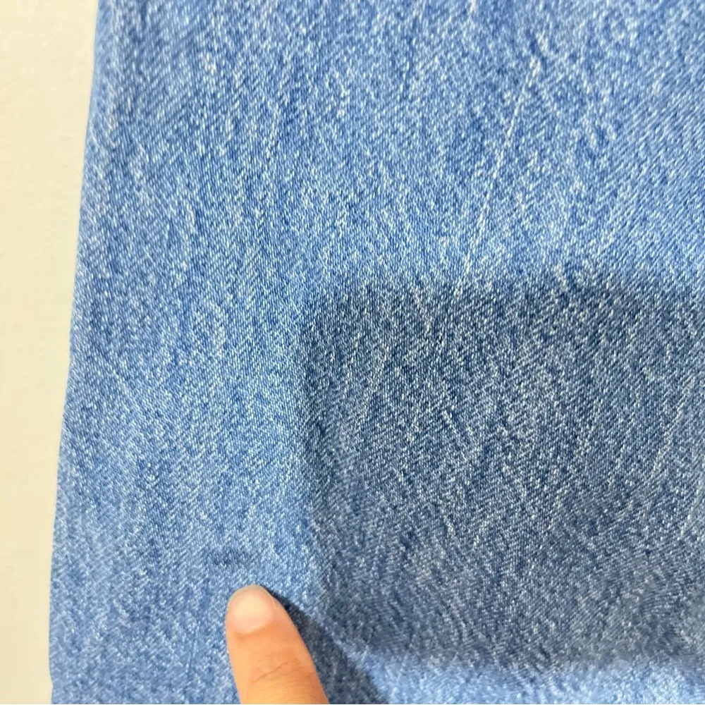 Levis 501 Womens Jeans Button Fly Blue Jeans Size 27x32 - Image 12