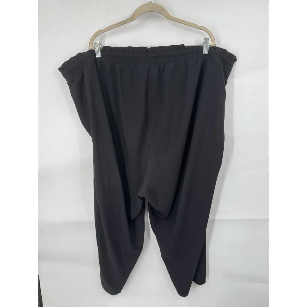 Torrid Pull On Pants Women‎ Plus Size 4X Black Casual Straight Leg Preppy Rave - Image 2