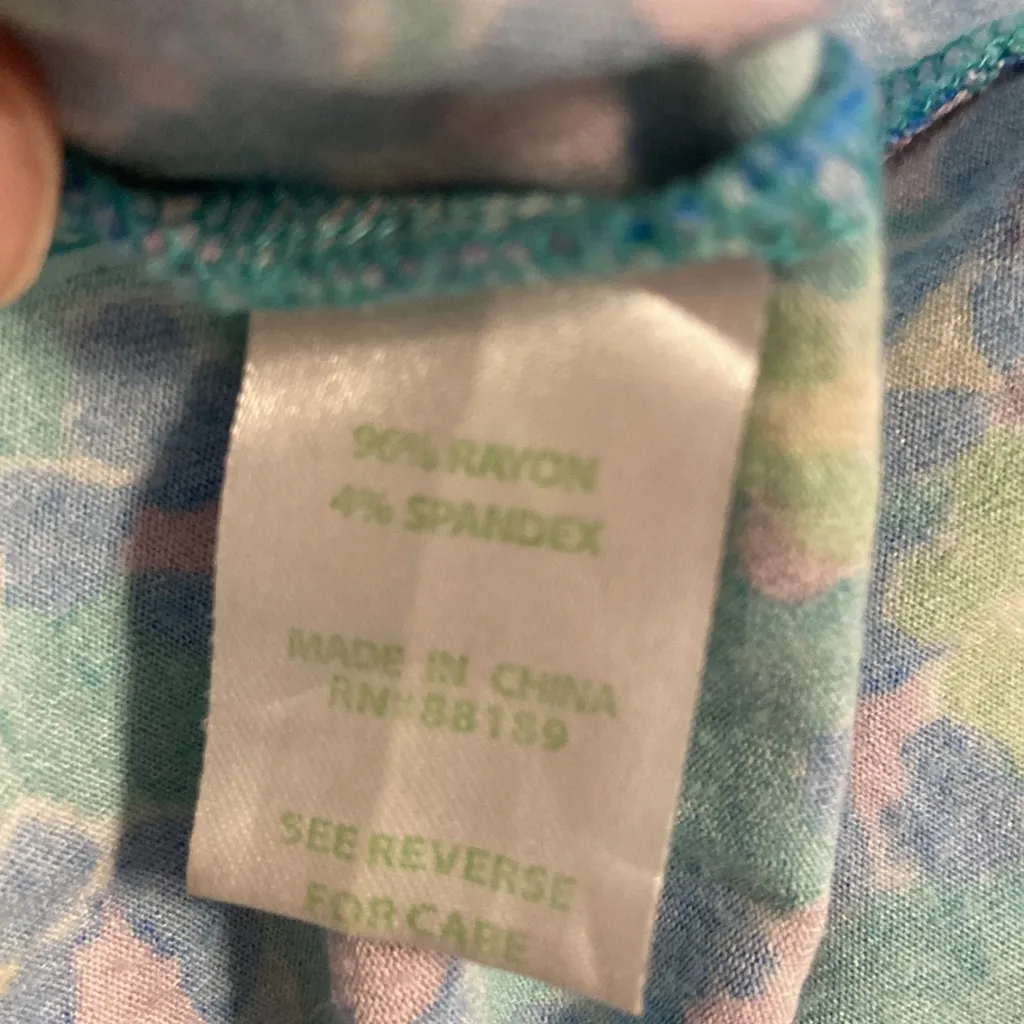 Lilly Pulitzer Maxi Dress size M good condition sleeves are 18” long color green - Image 10