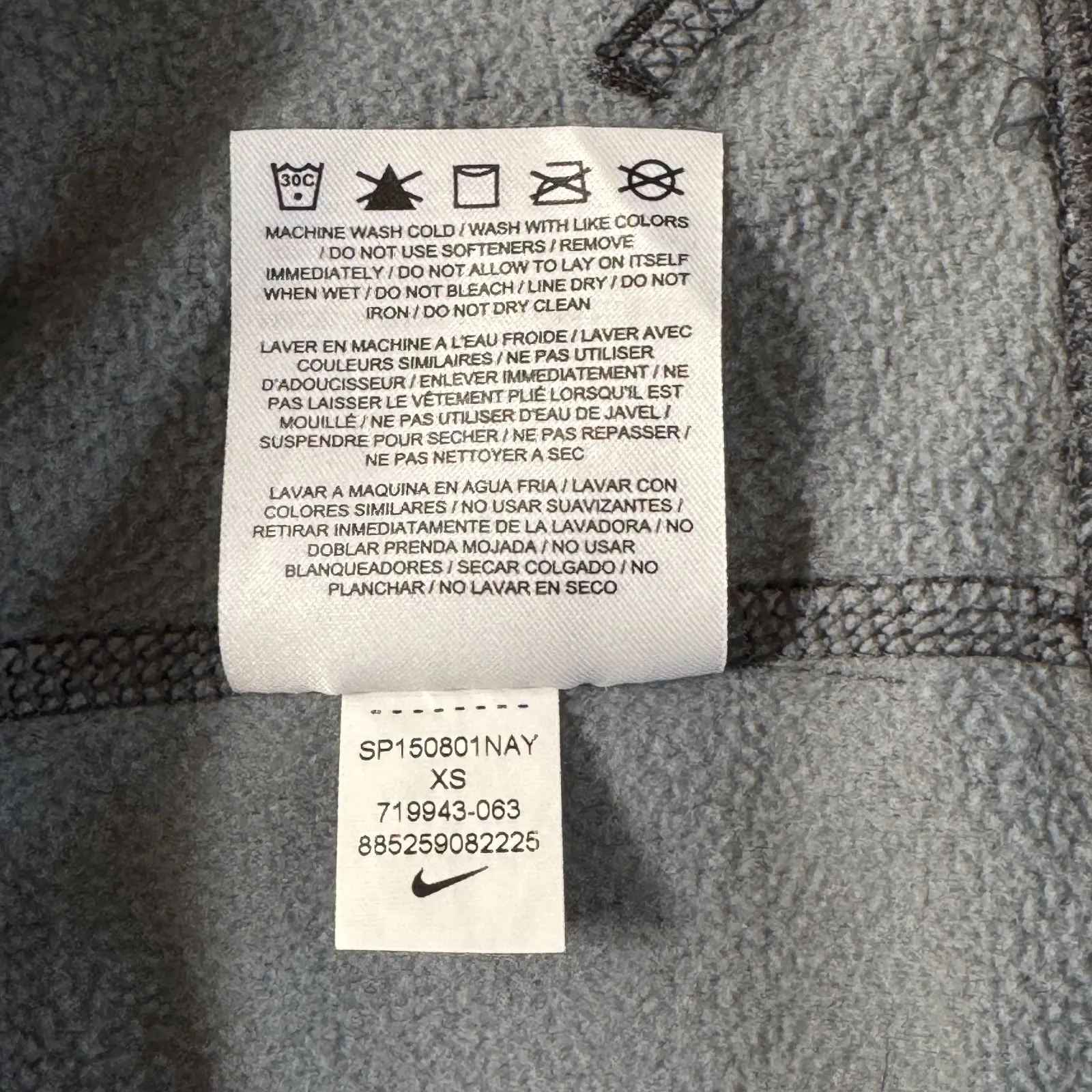 Nike Thermafit Gray Hoodie Sweatshirt Womens XS Team RWB Veterans Athletic Gym - Image 8