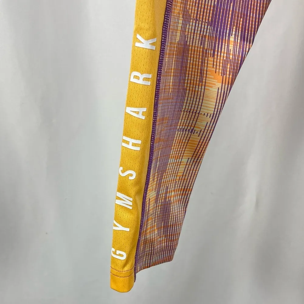 Gymshark Medium Sports Leggings Print Boho Hippie Vibrant Yoga Weight Training - Image 4