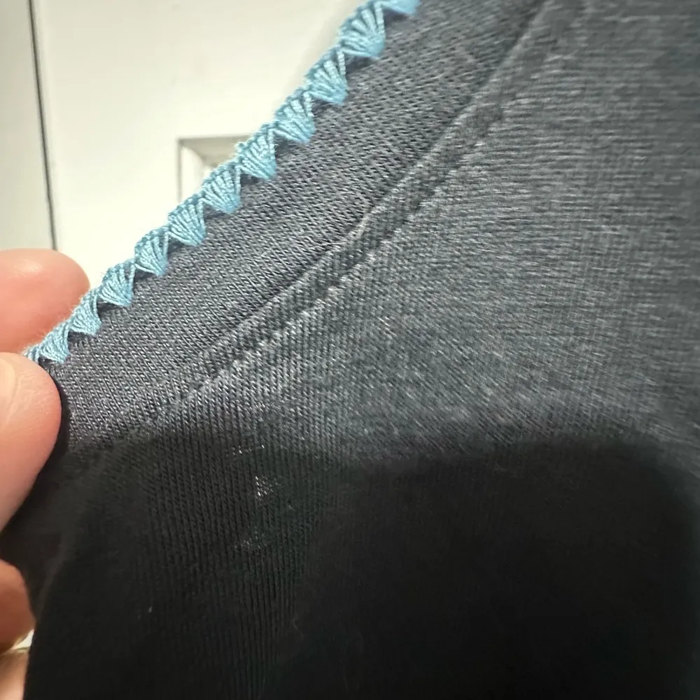 NIKE Womens Black Moisture Wicking Logo Graphic Sleeveless Crew Neck Active XS - Image 5