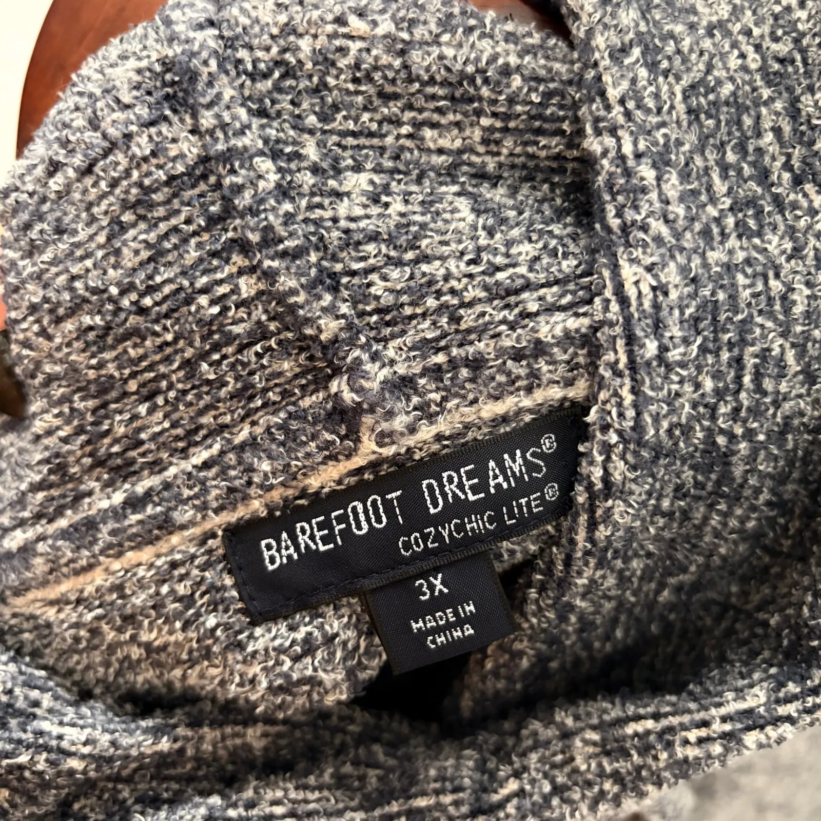 Barefoot Dreams Cozychic Lite 3X Pebble Beach 906 Cowl Neck Pullover Sweater - Image 9