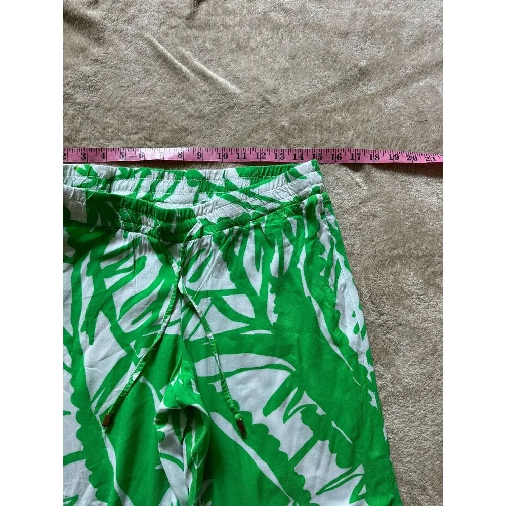 Lilly Pulitzer Women's‎ Rayon Palazzo Boom Boom Tropical Wide Leg Pants Sz Xs - Image 6