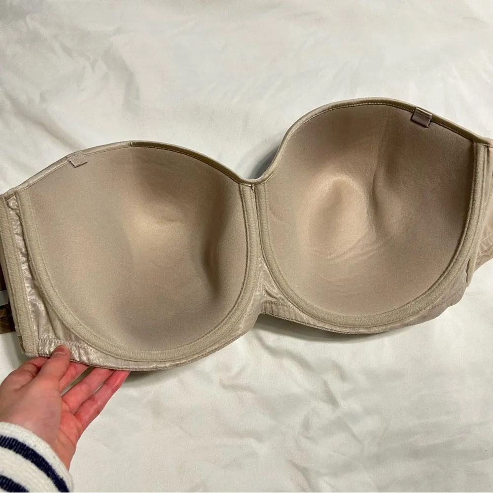 Natori Embrace Strapless Underwire Bra Nude Size 40H - Image 9