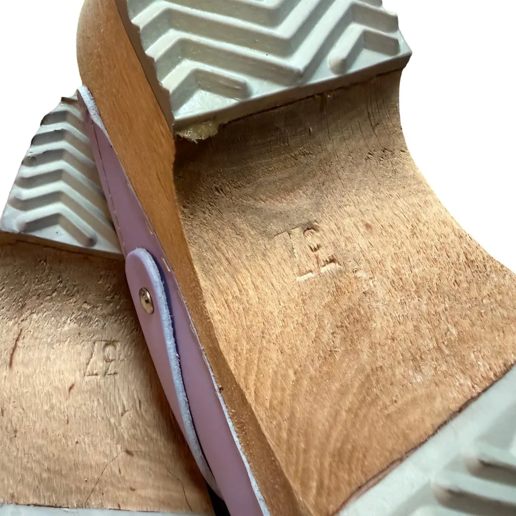 Mia Alma Lilac Purple Backless Clogs Shoes Comfort Classic Bold Size 37 7 NIB - Image 6