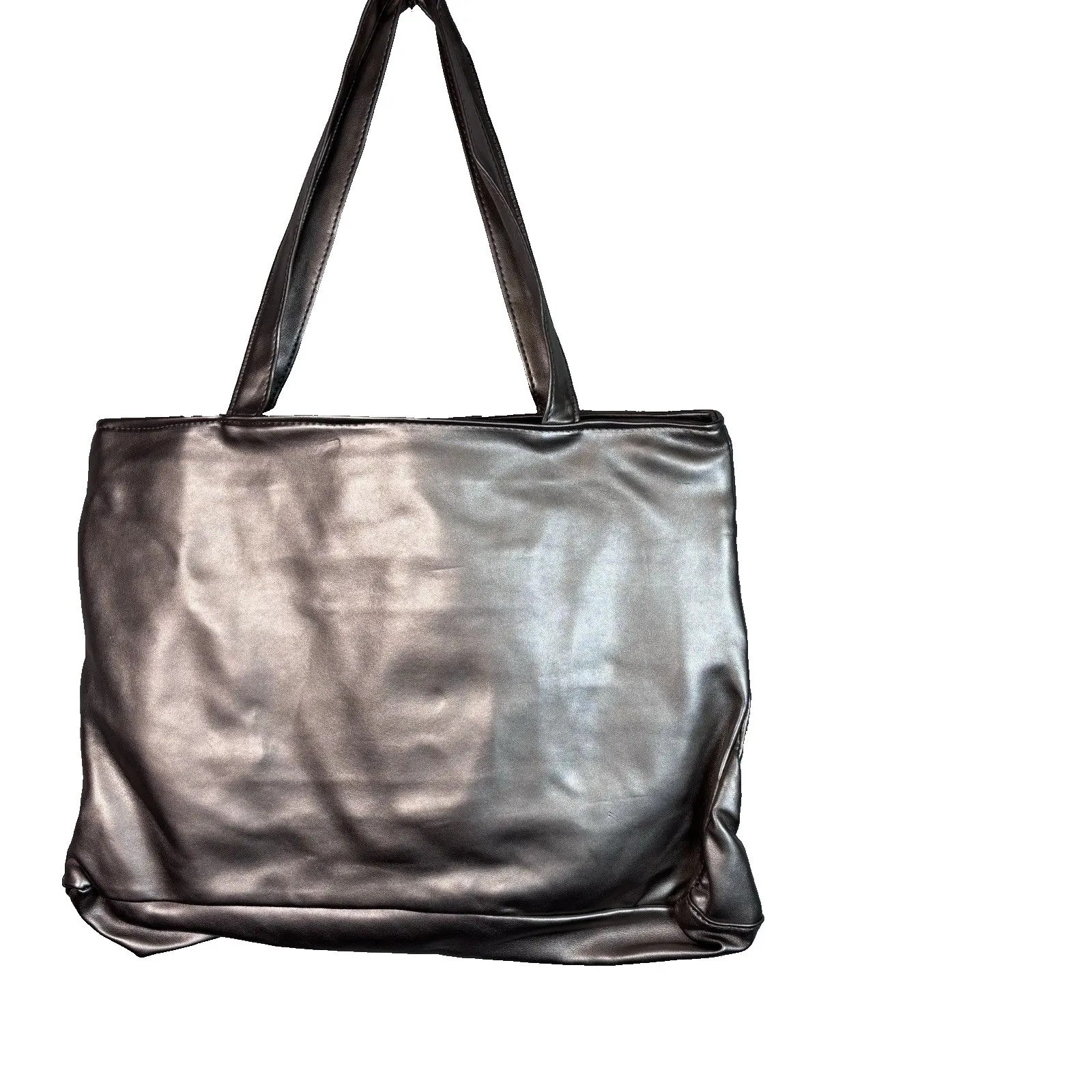 Women's Handbag Satchel Purse One Size CHUNS Metallic Champagne NWT Gold - Image 4