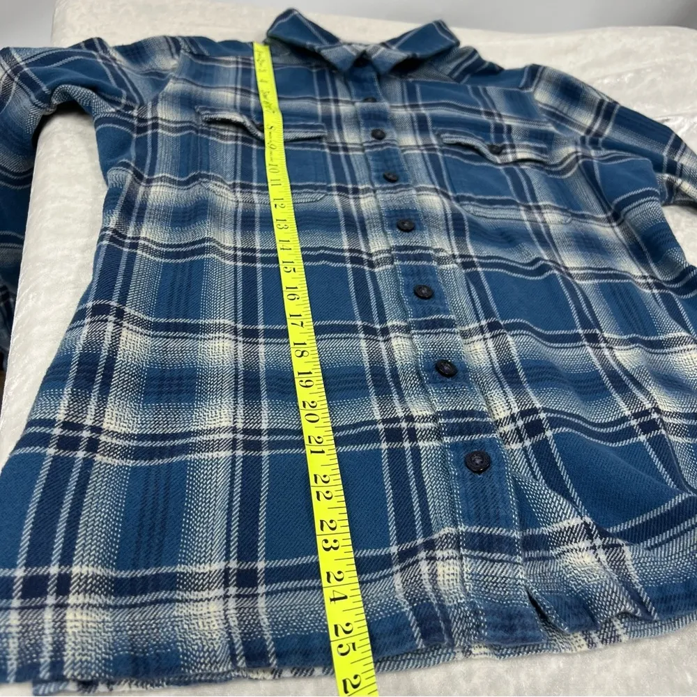Patagonia women’s size 10 flannel button down shacket sweater top plaid jacket - Image 12