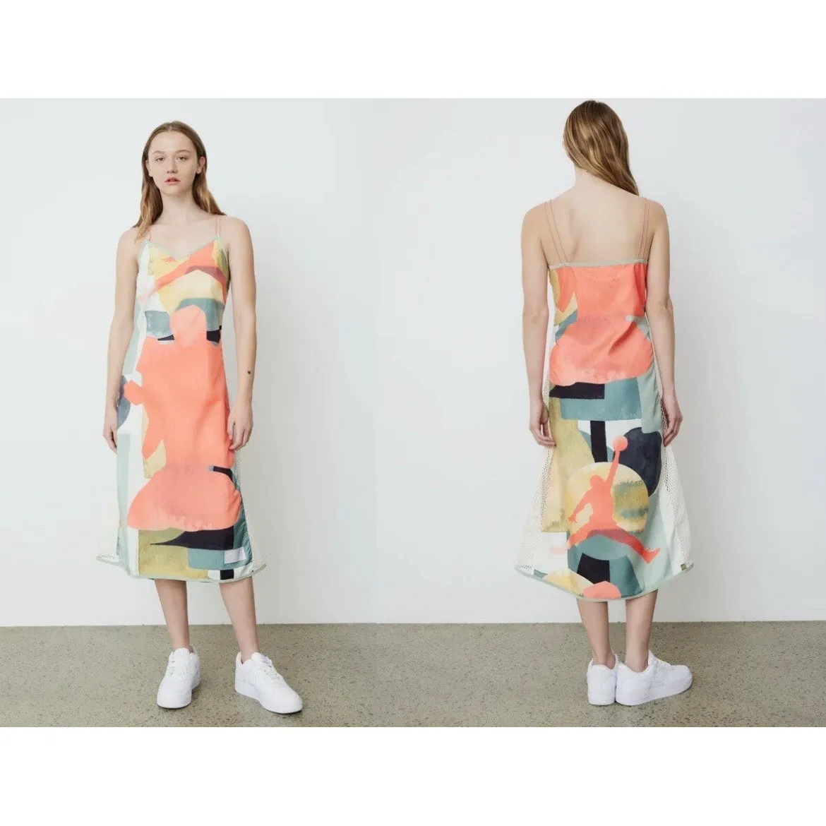 NWT Nike Air Jordan Women's Quai 54 Basketball Dress Multicolor  XL RARE - Image 8