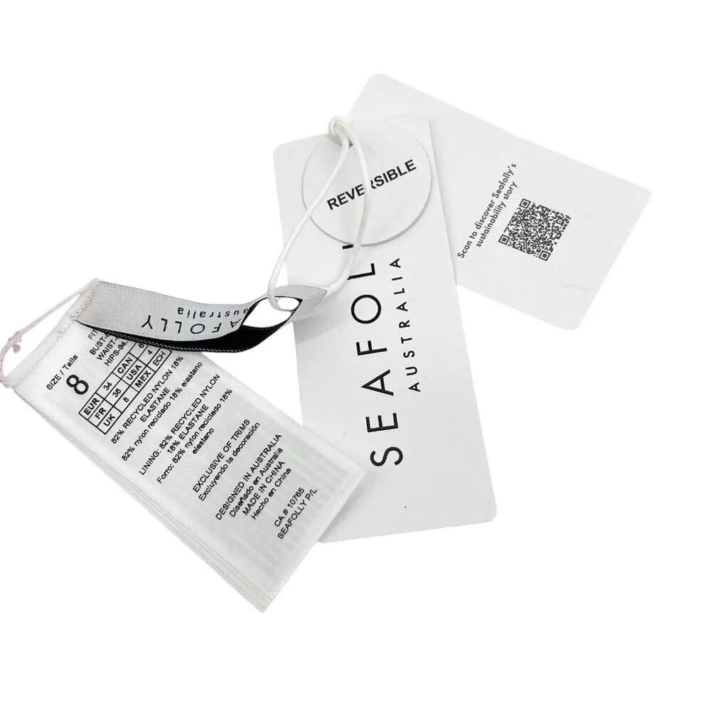 Seafolly Australia Reversible Hipster Bikini Bottom Size US 4 NEW with tags! - Image 5