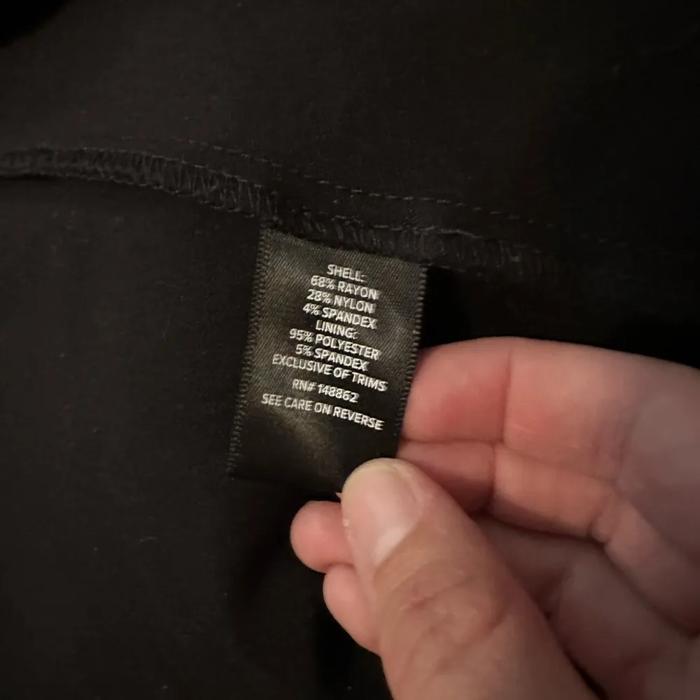 Torrid Studio Stretch Peplum Ponte Blazer Black  Women’s Size 4X - Image 5