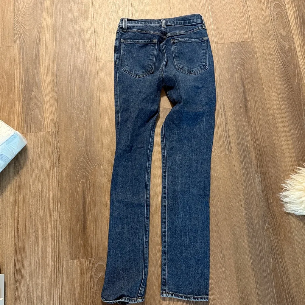 J brand ruby 30 high rise dark wash straight jeans - Image 6