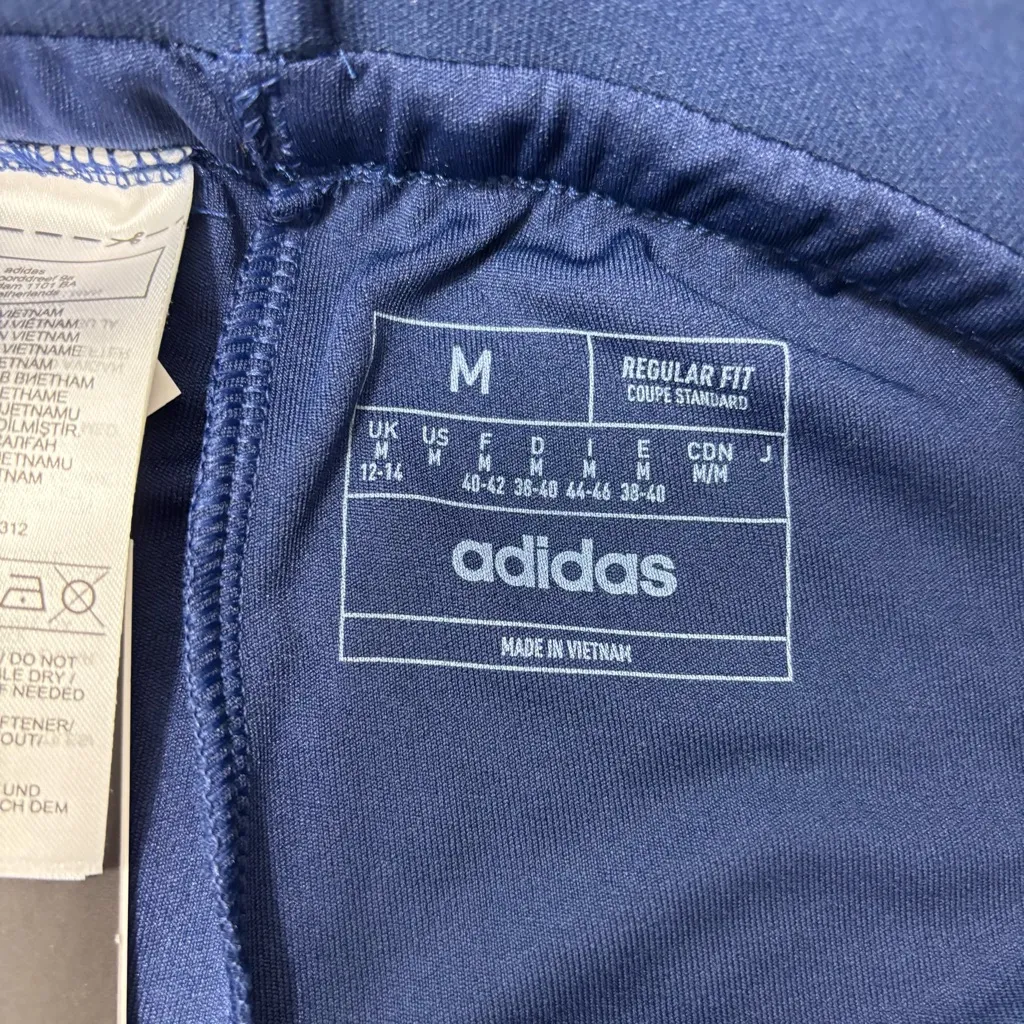 Adidas Women's Navy Blue Athletic Shorts Size M - Image 9