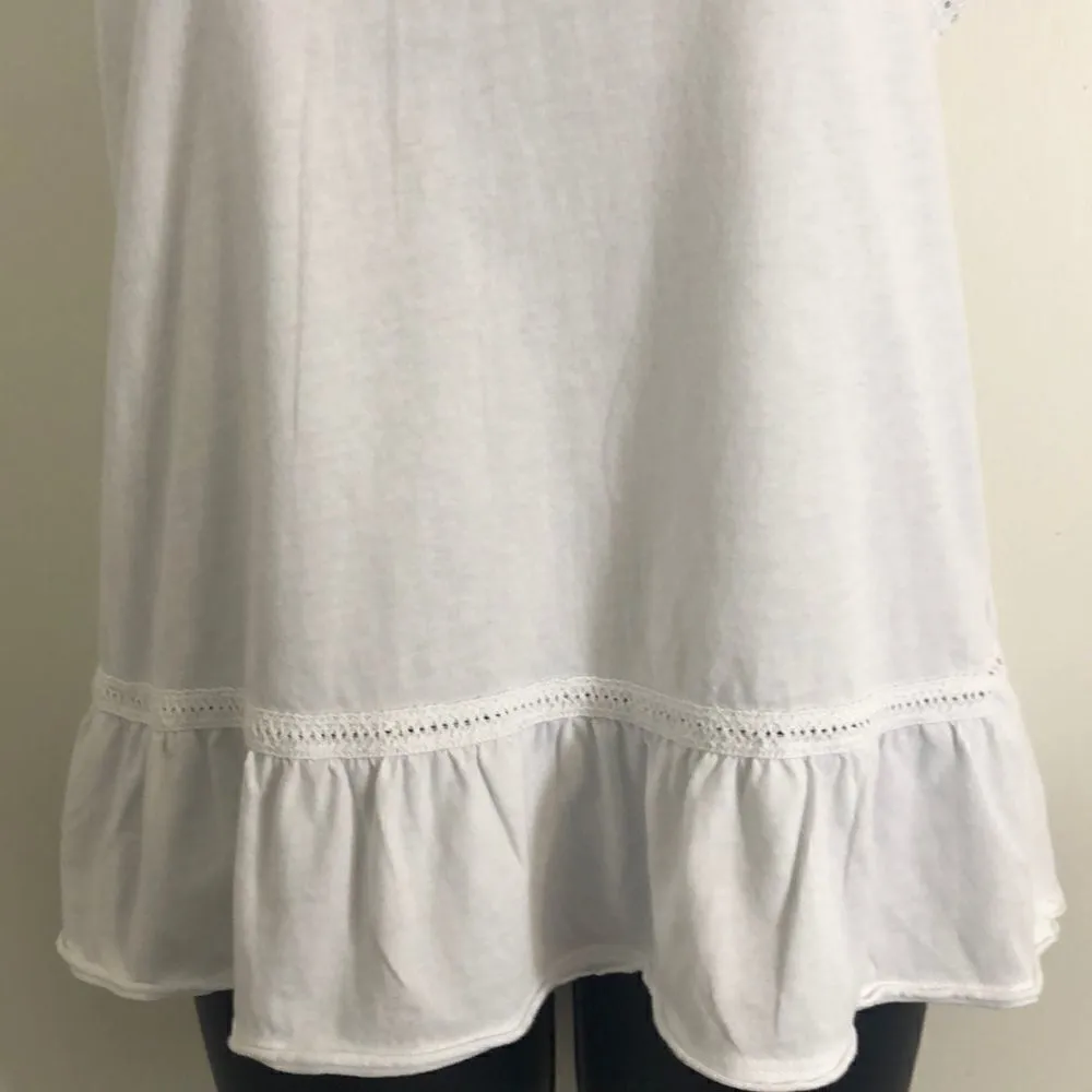 Abercrombie & Fitch sleeveless white top - Image 3