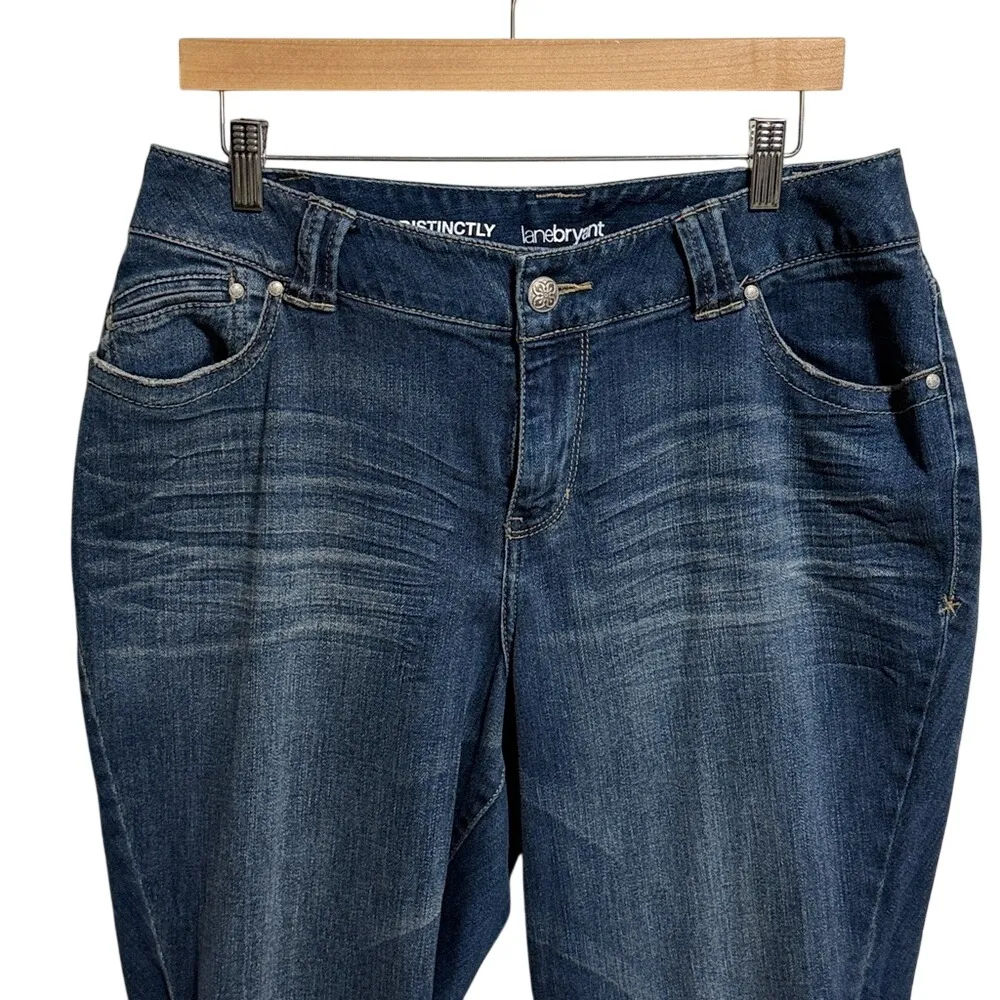 Lane Bryant Distinctly Boot Jeans sz 14 blue - Image 3