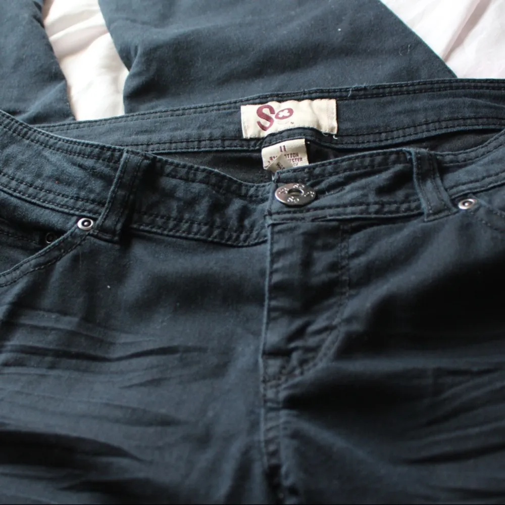 SO black ankle jeggings - Image 2