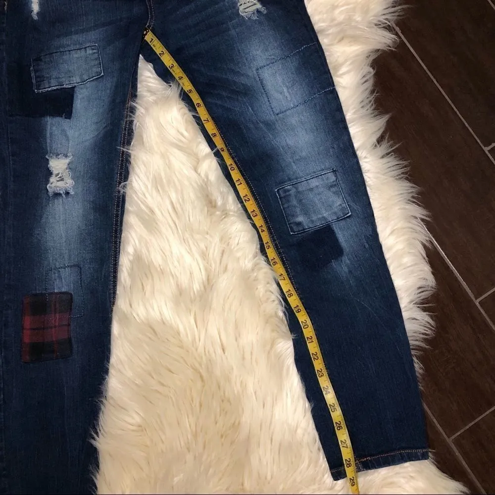 Twenty one black low rise jeggings flex denim sz 11/12 - Image 7