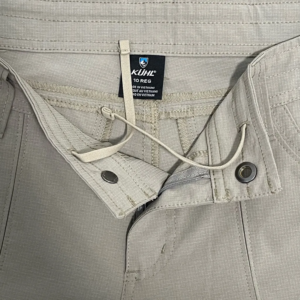 Kuhl Horizn Skinny Pants Women's Khaki Outdoor Hiking UPF 50+ Size 10 Reg - Image 10