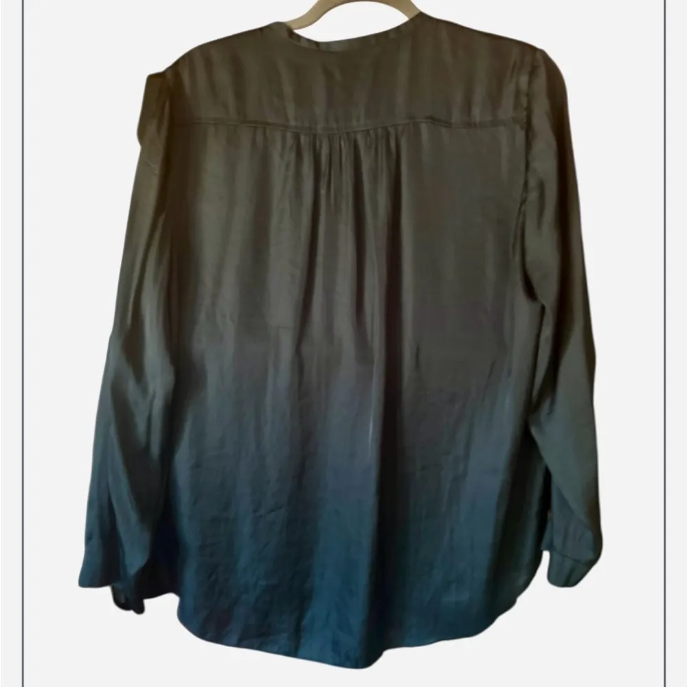 Nic & Zoe Split V Long Sleeve Pullover Blouse NWOT - Image 2