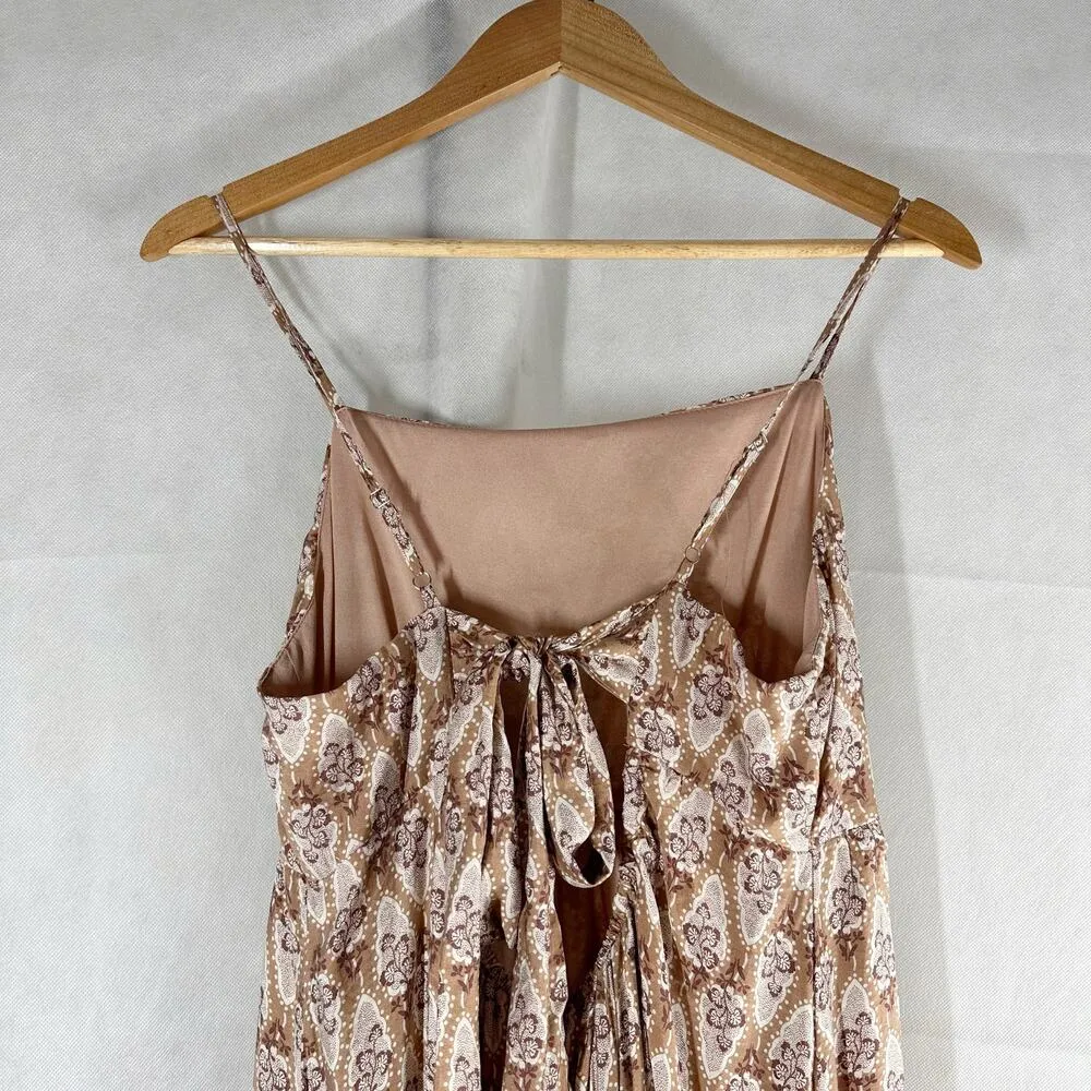 By The River Boho Cottagecore Sleeveless Midi Dress Size Large - Image 6