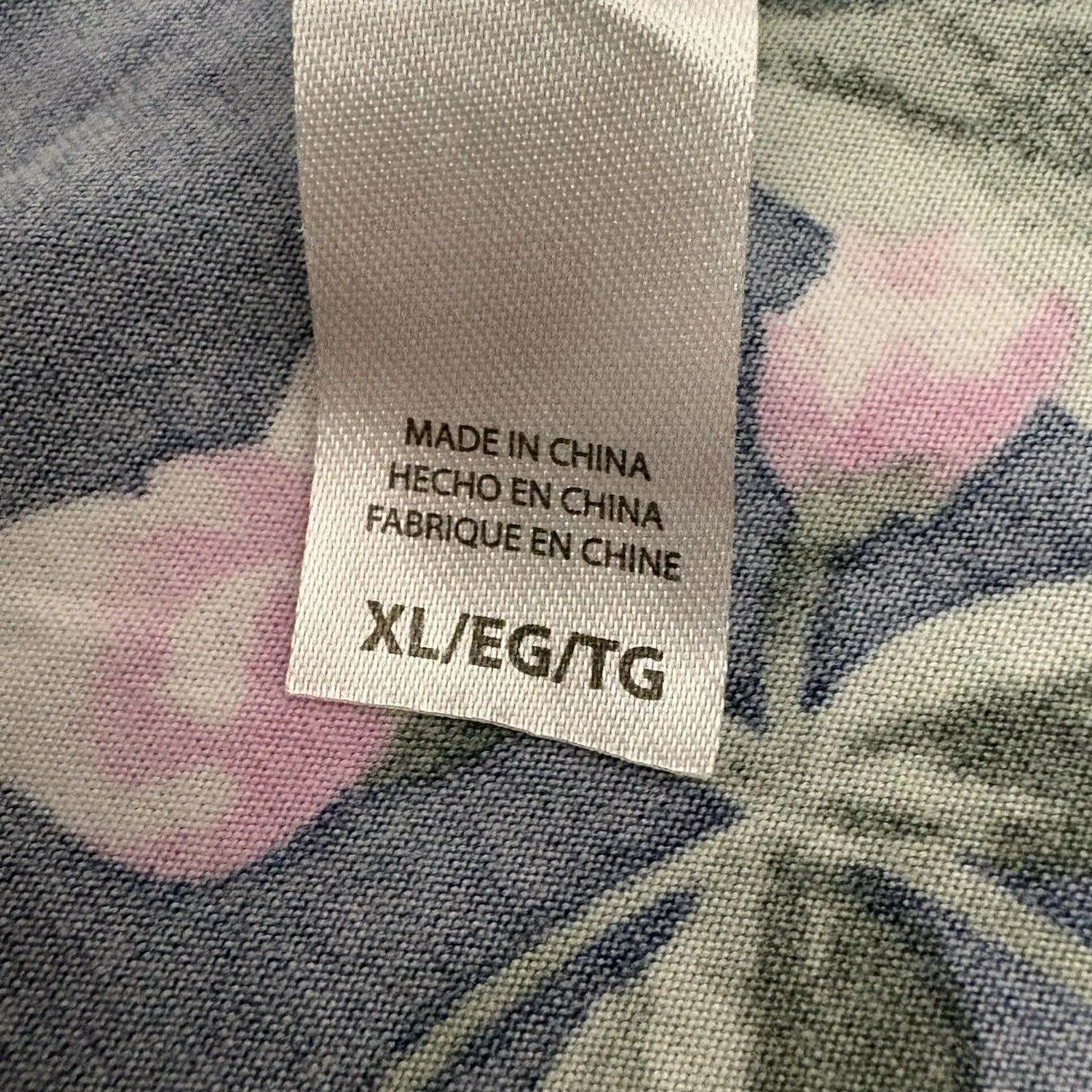 Flora Navy Blue Floral Cover Up Cardigan Women’s Size XL - Image 8