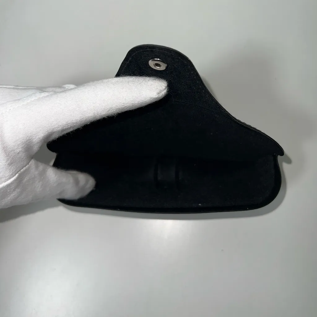 Ray Ban by Luxottica Textured Black Leather Travel Eye Glasses Sunglasses Case - Image 11