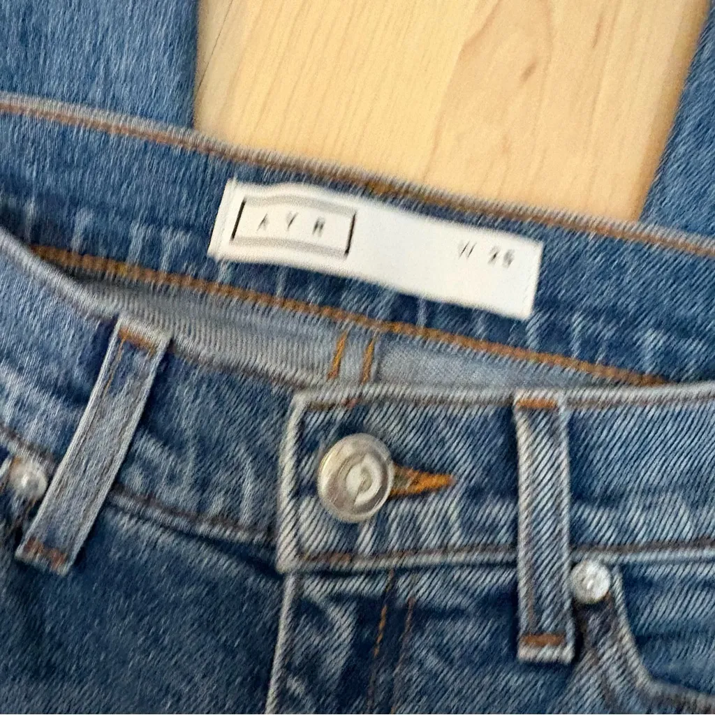 AYR The Yes Yes Yes Straight leg Jeans Size 25 - Image 2