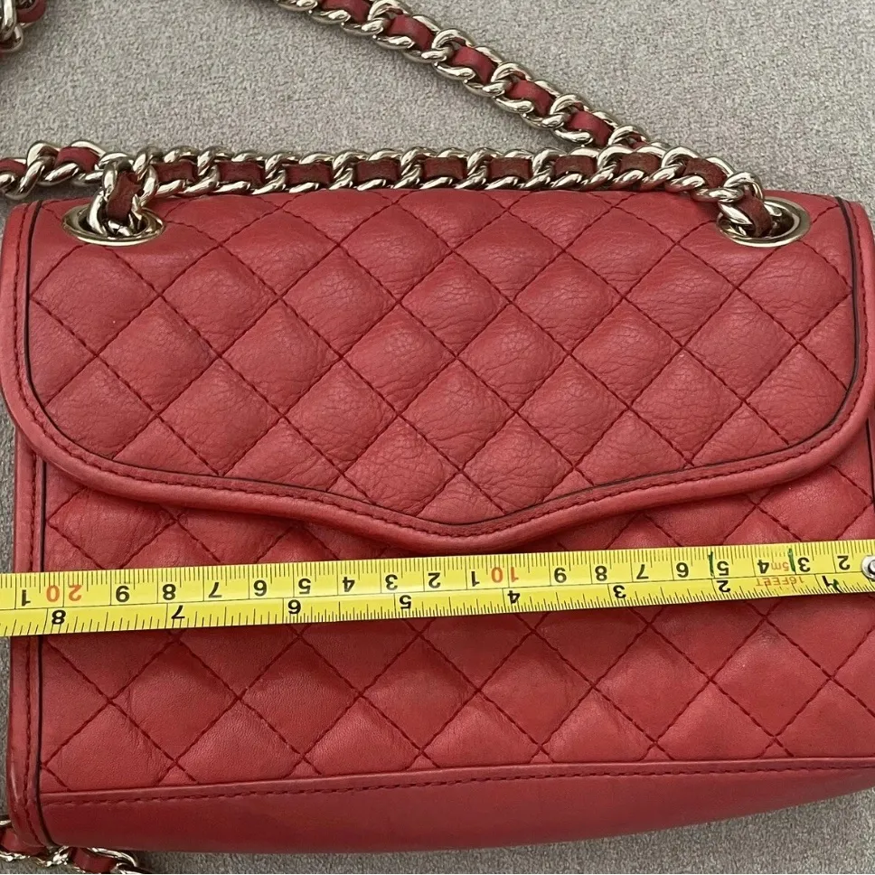 Rebecca Minkoff Mini Quilted Affair Scarlet Red H324I001 Crossbody Bag - Image 4