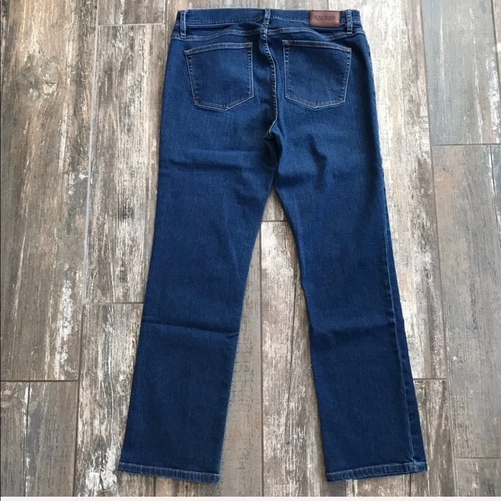 LAUREN Ralph Lauren petite Modern Straight jeans size 10P Blue - Image 6