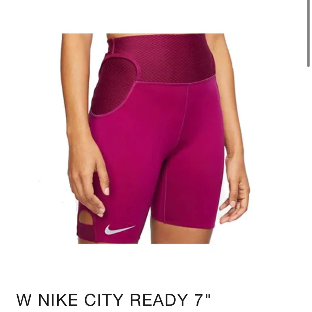 Nike Women's Fuchsia Compression Biker Shorts size L - Image 3