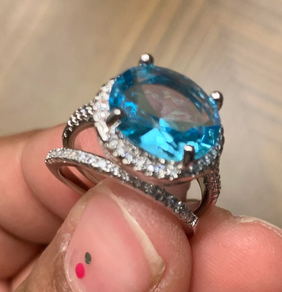 Beverly Hills Boutique Ring Set.. Silver - Image 3