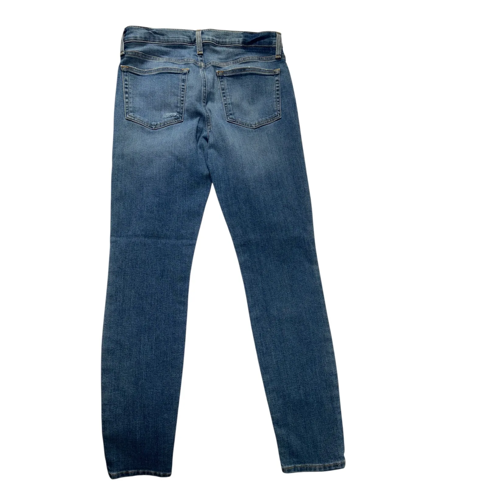 Ética Lily Ankle Jeans Size 29 Blue Distressed Paint Splatter Stretch Denim Blue - Image 2