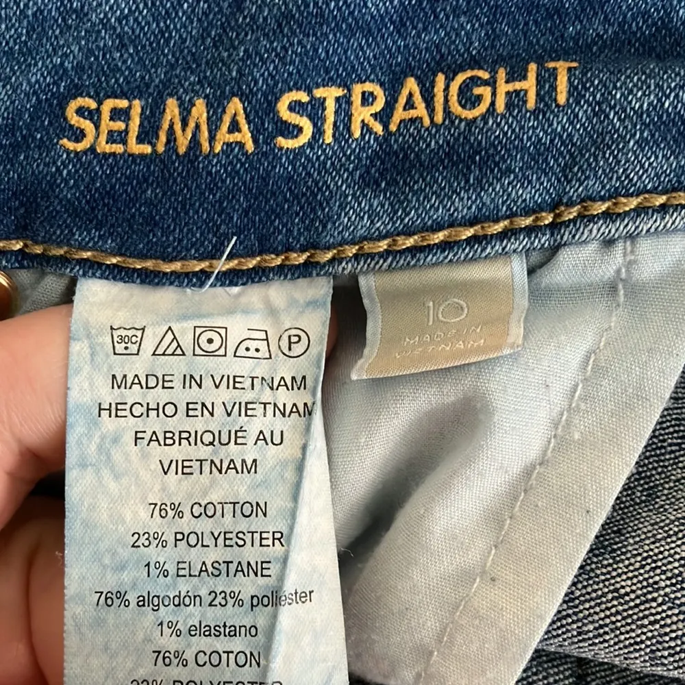 Michael Kors Selma Straight Jeans, Size 10 - Image 7