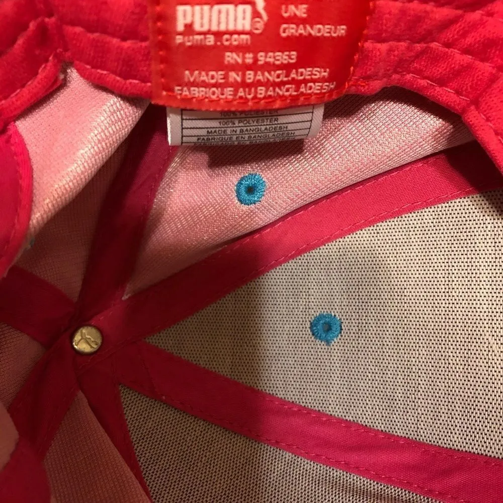 Puma  evercat SnapBack women’s hot pink/teal baseball cap - Image 8