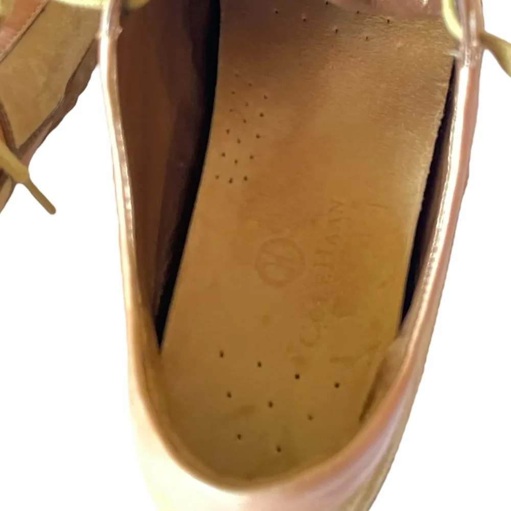 Cole Haan x Nike Air Beau Lace to Toe tan suede and peachy-pink leather sneakers - Image 6