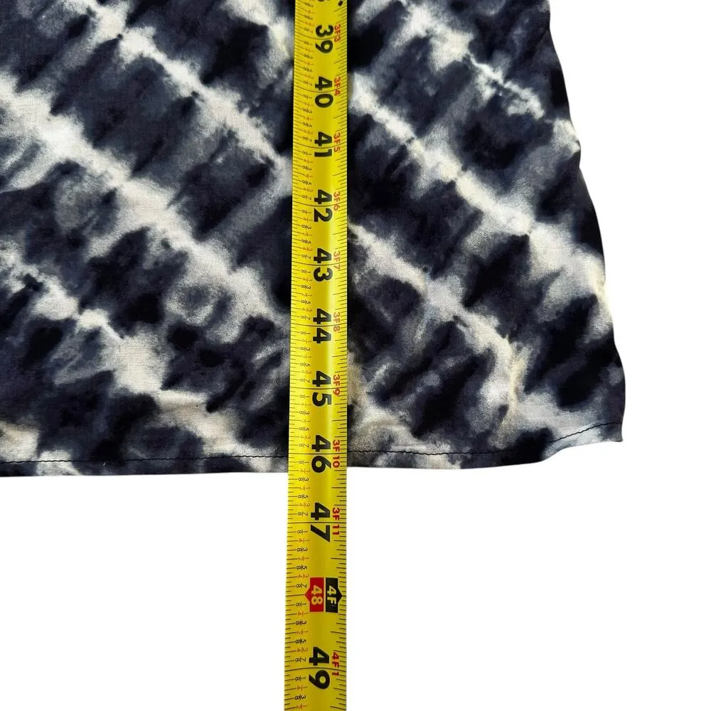Donna Karan Blue Tie Dye Maxi Dress Sleepwear Women Size Small | 23-17 - Image 7