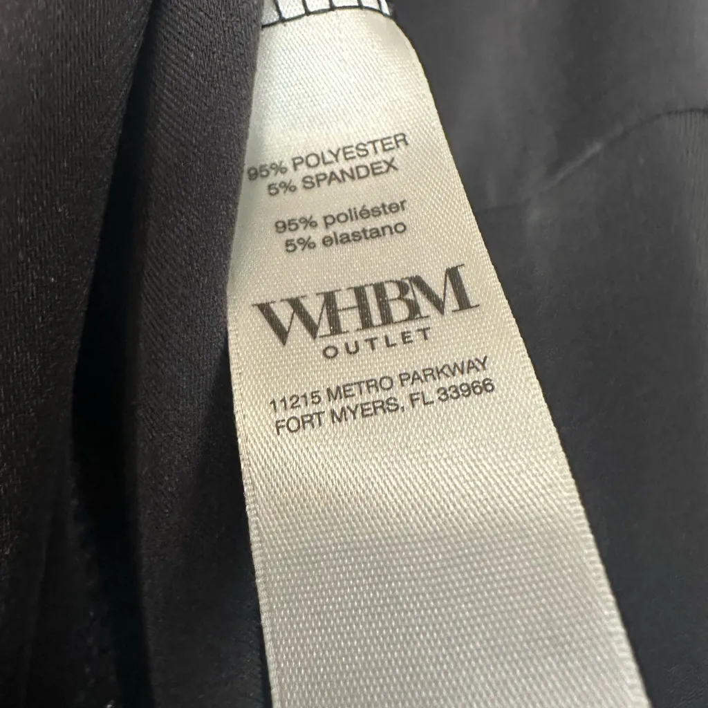 White House Black Market Elegant Black Sleeveless Top - Image 5