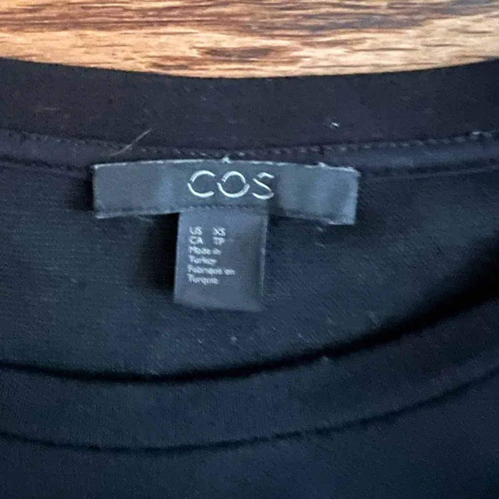 COS Oversized Black Top - Size XS - Image 3